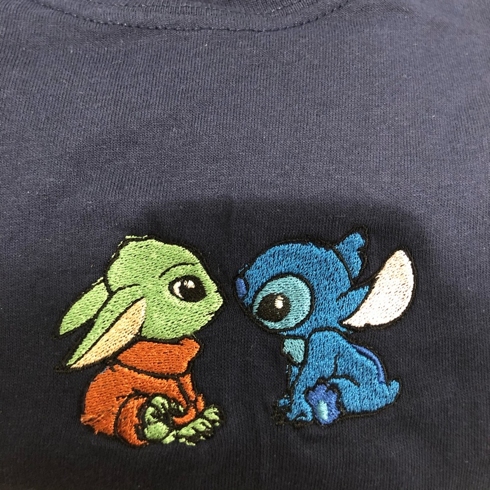 Stitch & Baby Yoda Tshirt